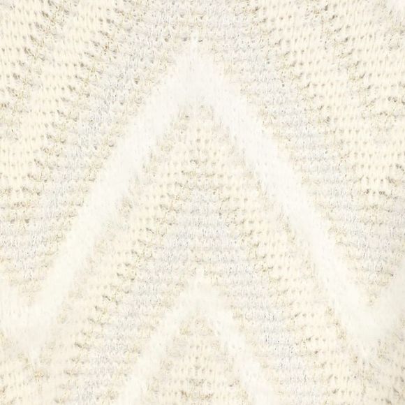 VERO MODA Lorissa Beige Multi Knit Long Sleeve Sweater Size XS - Picture 7 of 12